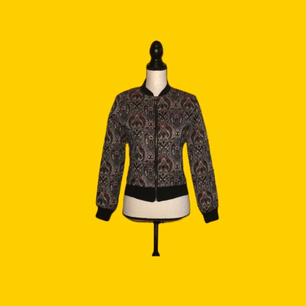 Jack Patterned Bomber Jacket